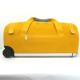 Louis Vuitton Horizon 55 Soft Duffle Roller Suitcase Yellow Monogram Knit