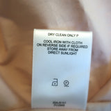 Aje Psychedelia Puff Sleeve Cut-Out Mini Dress Blush Linen-Silk Size 6 NEW