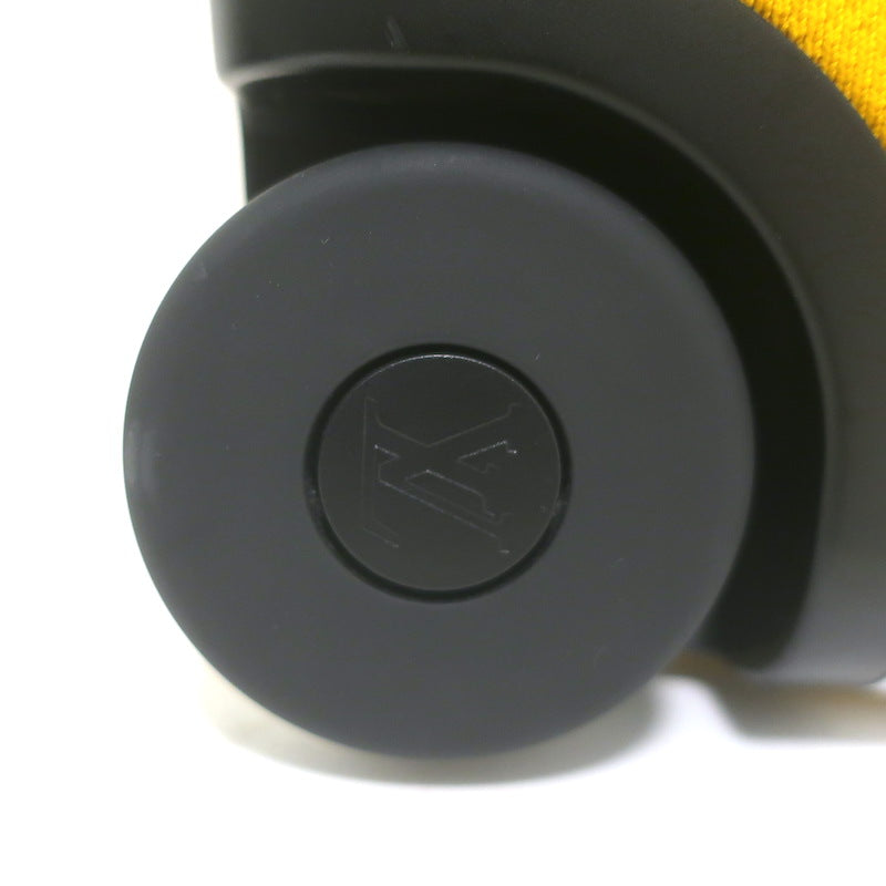 Louis Vuitton Horizon 55 Soft Duffle Roller Suitcase Yellow Monogram Knit