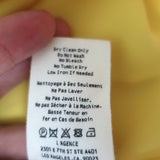 L'Agence Jodie Midi Slip Dress Yellow Silk Satin Size 10