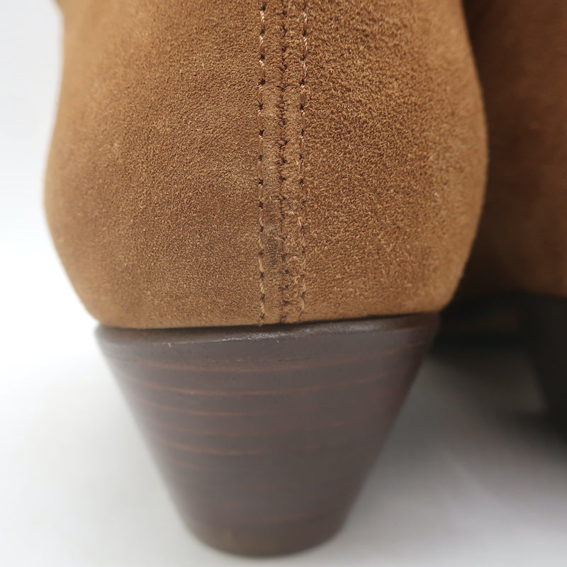 ba&amp;sh Cray Western Ankle Boots Caramel Suede Size 40