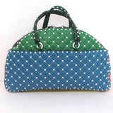 Valentino Free Rockstud Spike Bowling Bag Multi Leather Extra Large Crossbody