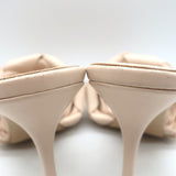 Bottega Veneta Lido Mule Sandals Blush Intrecciato Leather Size 41