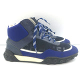 Chanel 19C High Top Sneakers Navy Neoprene & Mesh Size 35.5