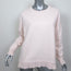 Frank & Eileen Tee Lab Ribbed Knit Pullover Sweatshirt Light Pink Size Medium