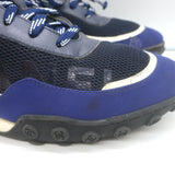 Chanel 19C High Top Sneakers Navy Neoprene & Mesh Size 35.5