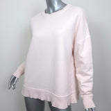 Frank & Eileen Tee Lab Ribbed Knit Pullover Sweatshirt Light Pink Size Medium
