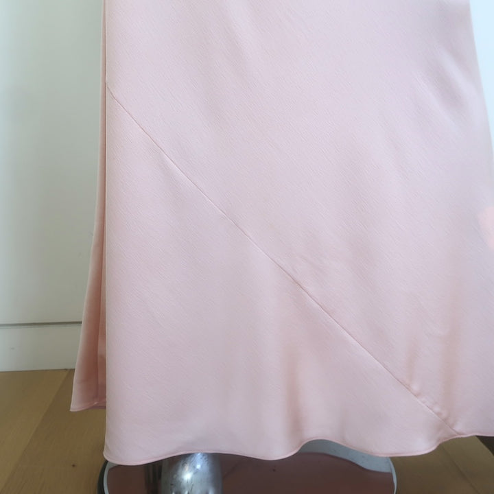 T by Alexander Wang Satin Maxi Slip Dress Light Pink Size Medium