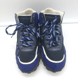 Chanel 19C High Top Sneakers Navy Neoprene & Mesh Size 35.5