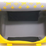 Louis Vuitton Horizon 55 Soft Duffle Roller Suitcase Yellow Monogram Knit