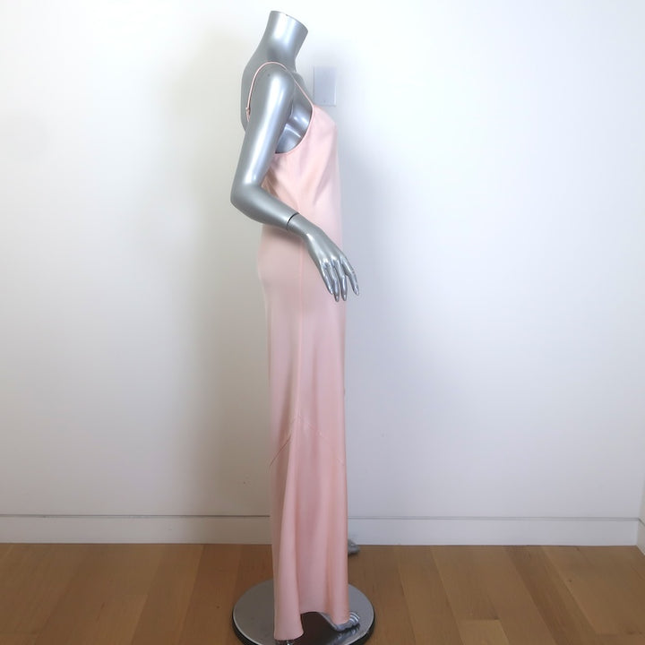 T by Alexander Wang Satin Maxi Slip Dress Light Pink Size Medium