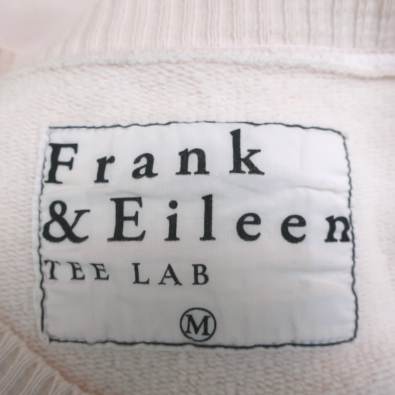 Frank &amp; Eileen Tee Lab Ribbed Knit Pullover Sweatshirt Light Pink Size Medium