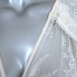 Zimmermann Embroidered Midi Dress Lovelorn Cream Ruffled Silk Size 3