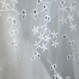 Zimmermann Embroidered Midi Dress Lovelorn Cream Ruffled Silk Size 3