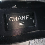 Chanel 19C High Top Sneakers Navy Neoprene & Mesh Size 35.5