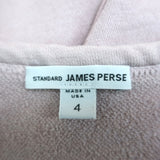James Perse Vintage French Terry Sweatshirt Pink Size 4