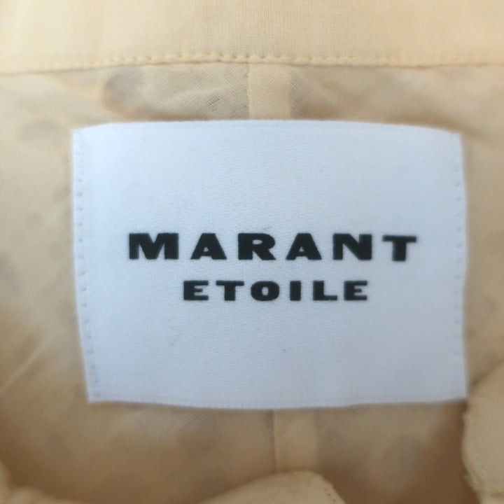 Isabel Marant Etoile Slayae Broderie Anglaise Mini Dress Sunlight Cotton Size 40