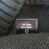 Jenni Kayne Cashmere Oversized Crewneck Sweater Dark Forest Green Size Medium