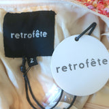 Retrofete Heather Strapless Sequined Mini Dress Pink Multi Size 2 NEW