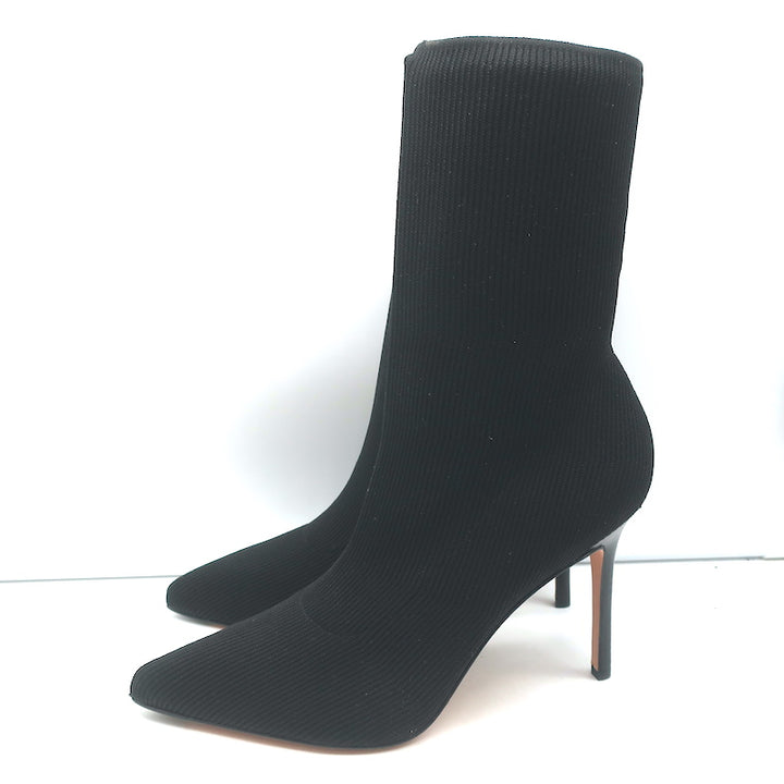 Veronica Beard Lisa Stretch Knit Sock Boots Black Size 10 NEW