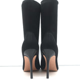 Veronica Beard Lisa Stretch Knit Sock Boots Black Size 10 NEW