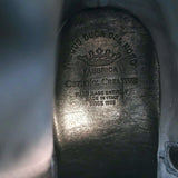 Officine Creative Denner Side-Zip Ankle Boots Black Leather Size 39.5