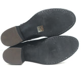 Officine Creative Denner Side-Zip Ankle Boots Black Leather Size 39.5