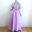 STAUD Vine Off the Shoulder Smocked Maxi Dress Lavender Size Medium NEW