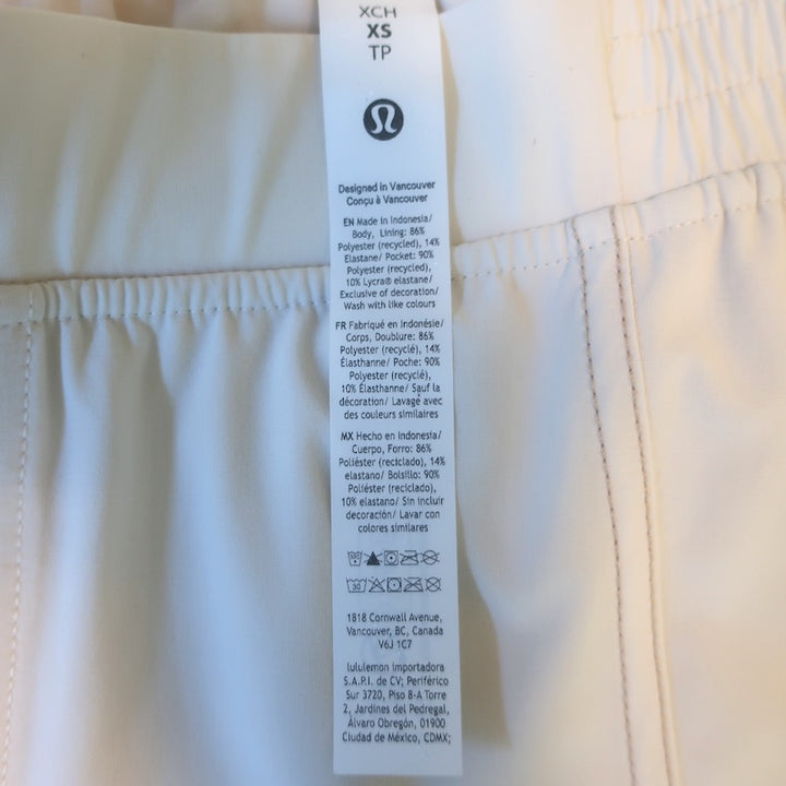 Lululemon Define High-Rise Swift Joggers Cream Size Extra Small