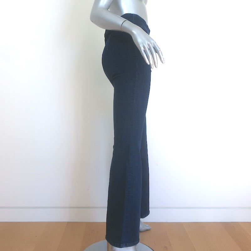 FRAME The Jetset Flare Jeans Keller Blue Stretch Denim Size 1 NEW