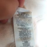 THE GREAT Floral Embroidered College Sweatshirt Light Pink Cotton Size 2