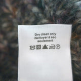 Veronica Beard Chaya Puff Sleeve Sweater Multicolor Alpaca-Blend Size Large