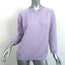 Jill Roberts Cashmere 3/4 Raglan Sweater Lavender Size Large