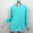 FREECITY Raglan Sweatshirt Blue Cotton Size Large