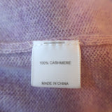 Jill Roberts Cashmere 3/4 Raglan Sweater Lavender Size Large