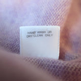Jill Roberts Cashmere 3/4 Raglan Sweater Lavender Size Large