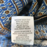 Veronica Beard Tinzia Midi Dress Blue Floral Print Cotton-Blend Size Large