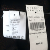 Givenchy Pencil Skirt Black/Brown Space Dye Stretch Knit Size Small NEW