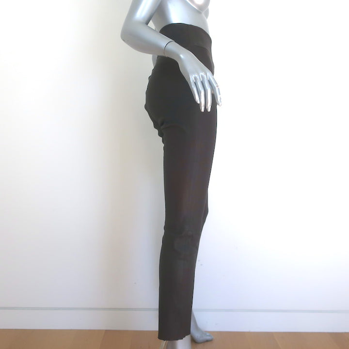 SPRWMN Leather Ankle Leggings Americano Brown Size Large