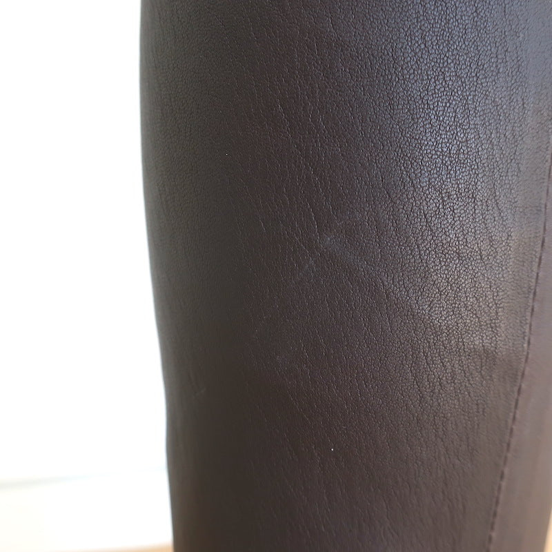 SPRWMN Leather Ankle Leggings Americano Brown Size Large