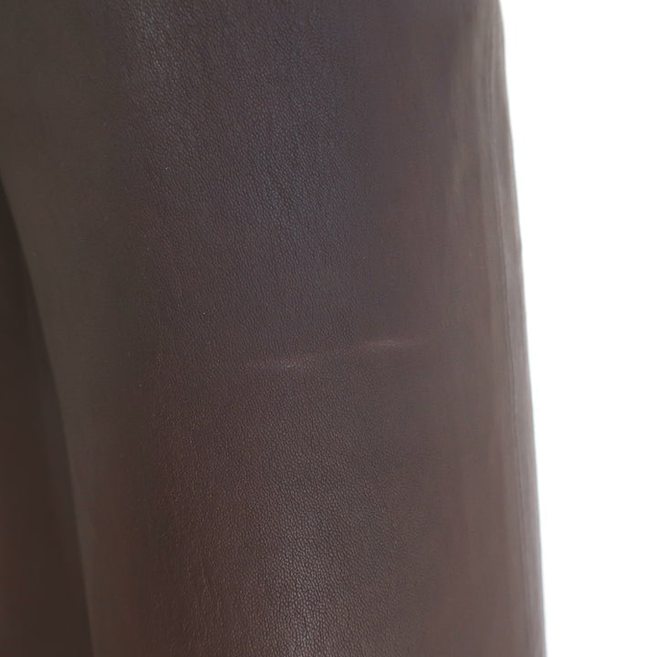 SPRWMN Leather Ankle Leggings Americano Brown Size Large