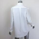 Y's Yohji Yamamoto Double-Layer Button Down Shirt White Cotton Size 1