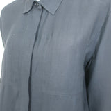 James Perse Jumpsuit Gray Viscose-Linen Size 3