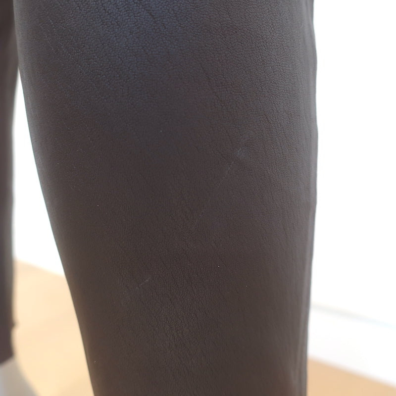 SPRWMN Leather Ankle Leggings Americano Brown Size Large