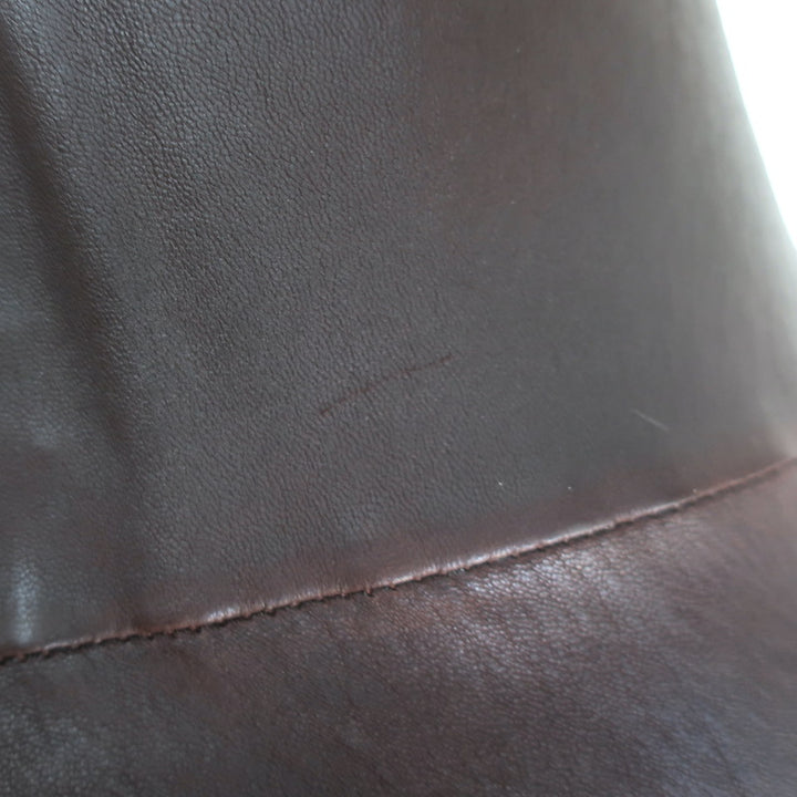SPRWMN Leather Ankle Leggings Americano Brown Size Large