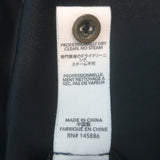 THE GREAT Crochet Lace-Trimmed Midi Dress Black Silk Size 1