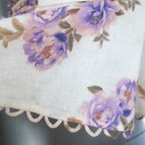 Zimmermann Rosa Laced Peplum Tank Top Cream Floral Print Linen Size 0