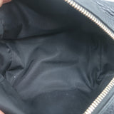 Gucci Soho Medium Cosmetic Case Black Pebbled Leather Clutch Bag