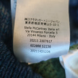 Stella McCartney Smile Intarsia Knit Zip-Up Cardigan Multi Wool-Cotton Size 34