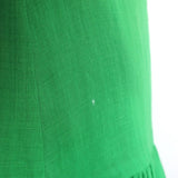 Zimmermann Teddy Broderie Anglaise Mini Dress Green Ramie Size 0P